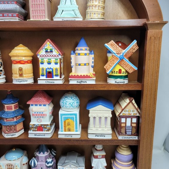 Danbury Mint Storage & Organization Vtg Danbury Mint Spices Of The